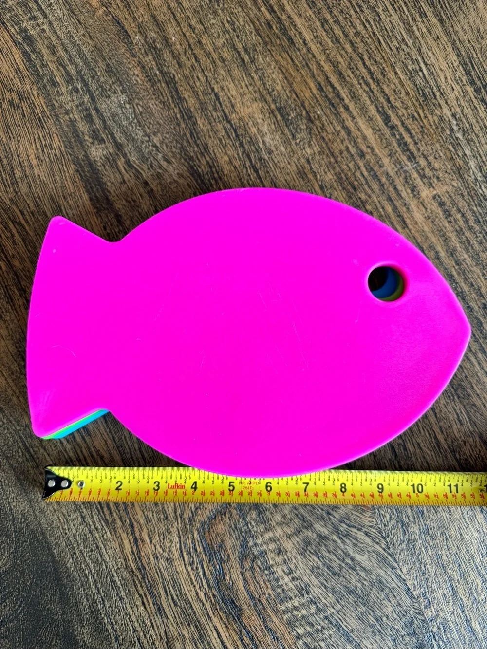 Crate & Barrel Fish Cutting Board Set - Pink Blue Green